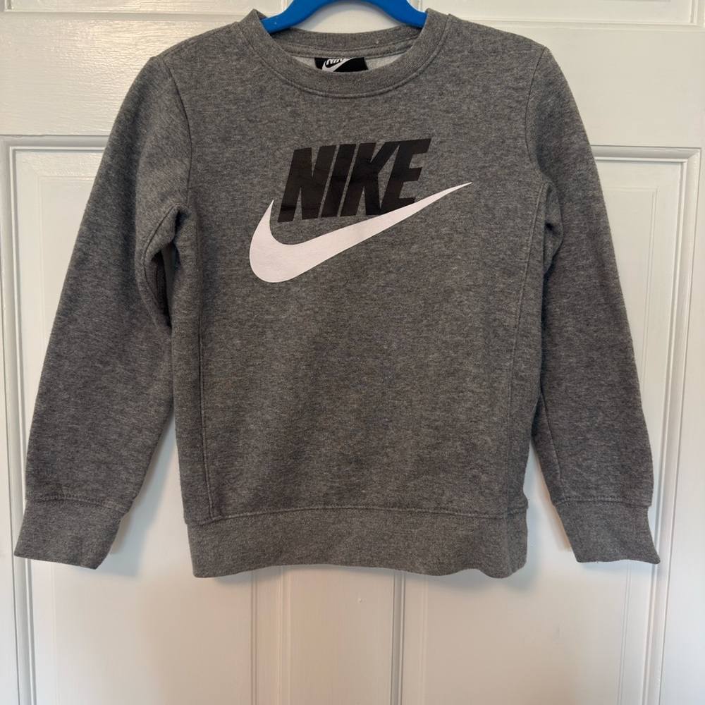 Kids Nike Gray Sweatshirt